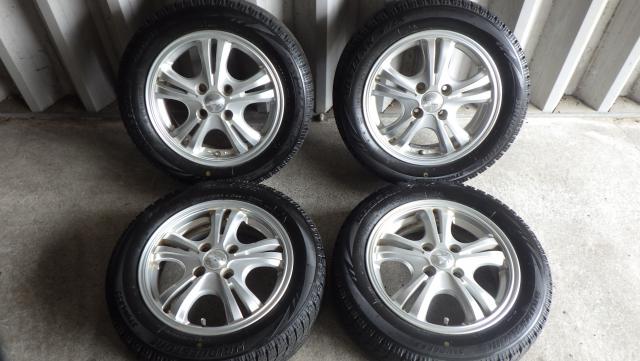 2019年製ブリヂストン VRX 155/65R14 WB 14x 4.5J ＋44 100 4H 4本 軽自動車用スタッドレスセット