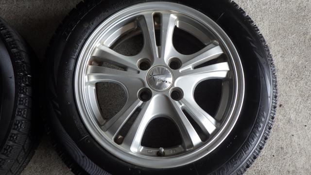 2019年製ブリヂストン VRX 155/65R14 WB 14x 4.5J ＋44 100 4H 4本 軽自動車用スタッドレスセット