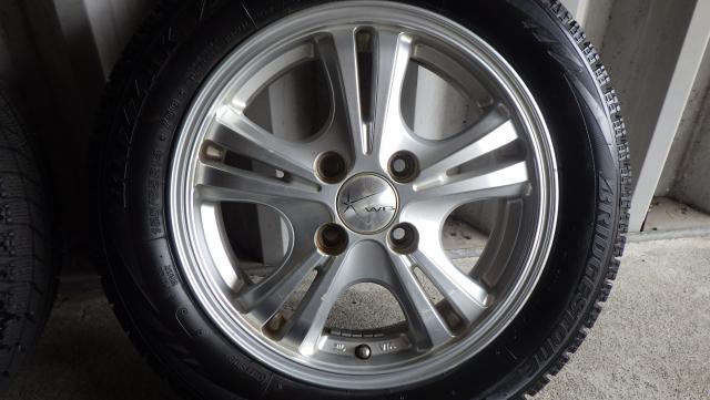 2019年製ブリヂストン VRX 155/65R14 WB 14x 4.5J ＋44 100 4H 4本 軽自動車用スタッドレスセット