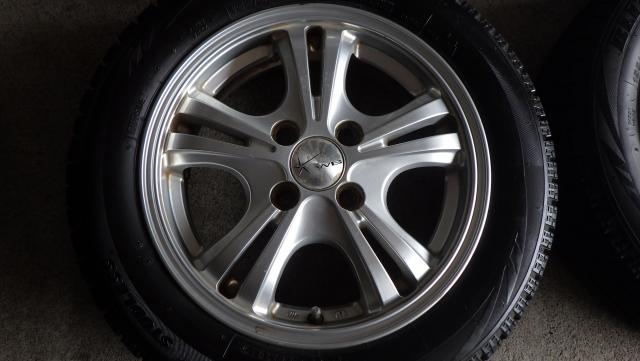 2019年製ブリヂストン VRX 155/65R14 WB 14x 4.5J ＋44 100 4H 4本 軽自動車用スタッドレスセット