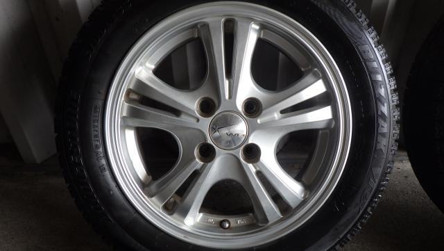 2019年製ブリヂストン VRX 155/65R14 WB 14x 4.5J ＋44 100 4H 4本 軽自動車用スタッドレスセット