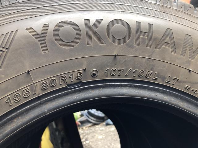 YOKOHAMA iG91 195/80R15 107/105L LT 4本