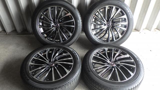 WEDS レオニスFS(PBMC)　19x8J +43 114.3-5H PROXES R46A 225/55R19 99V ハリアーCX5 CRV