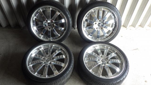 24×10.5J 5H/150 52 鍛造WORK Equip(エクイップ）24x10.5J ET52 5H-150 ヨコハマ PARADA Spec-X 295/35R24 110V ４本セット ランクル等