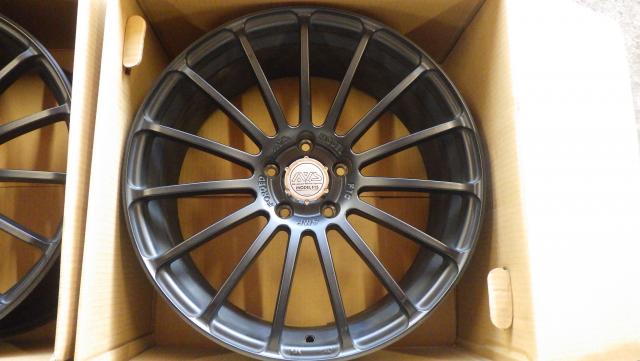 鍛造（FORGED）ヨコハマMODEL F15 19x8.5J +45 114.3-5H マッドブラック4本セット
