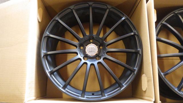 鍛造（FORGED）ヨコハマMODEL F15 19x8.5J +45 114.3-5H マッドブラック4本セット