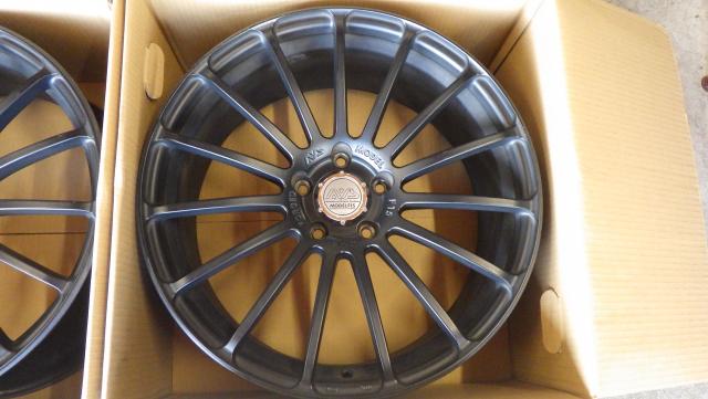 鍛造（FORGED）ヨコハマMODEL F15 19x8.5J +45 114.3-5H マッドブラック4本セット