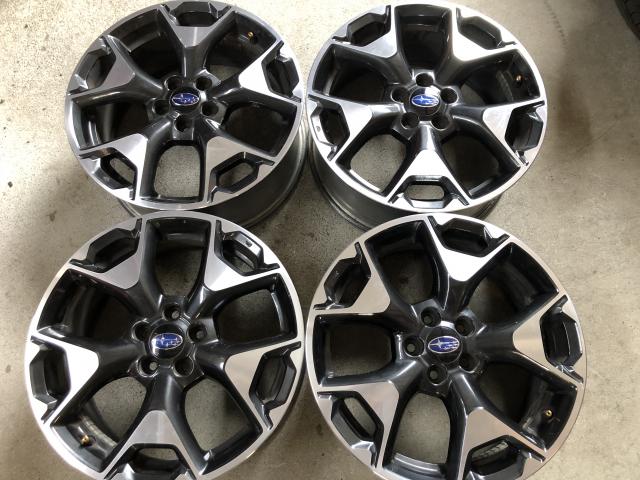 スバル純正アルミホイール 17×7J 5H100PCD＋55 4本