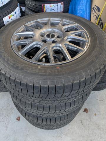 15×6ＪJ 5H/100 +40 スタッドレス195/65R15 WM-03 5穴アルミホイールセット　プリウス等