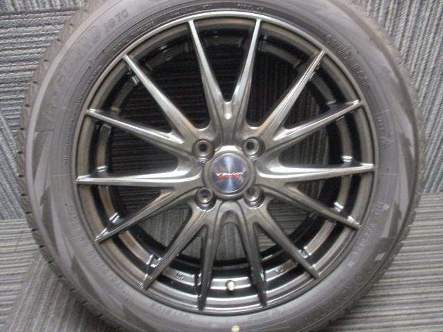 ウェッズ　ヴェルバ　スプルトⅡ　16×5.5J（+45）4H-100/　175/60R16（ヨコハマ　アイスガード　IG70）ホイール美品　タイヤバリ山　2024年製造