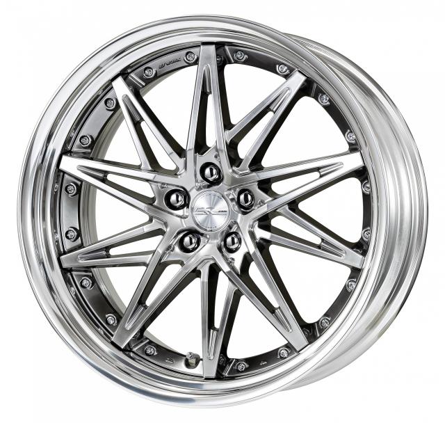 WORK　シュバート　SG1　21×8.5J（+40）5H-120　Oディスク　GTS　グリミットシルバー　新品展示品
