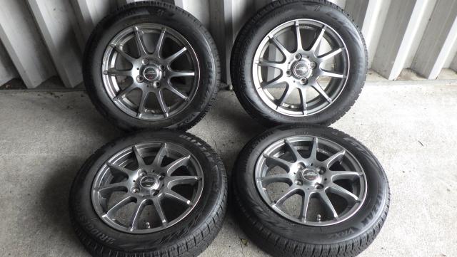14×4.5J 4H/100 43 軽自動車サイズ ブリヂストンブリザックVRX2155/65R14