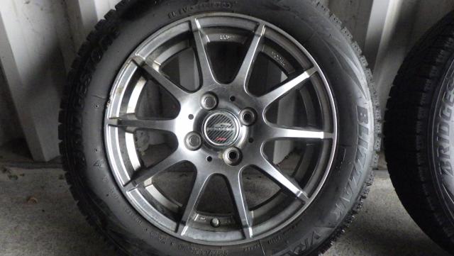 14×4.5J 4H/100 43 軽自動車サイズ ブリヂストンブリザックVRX2155/65R14