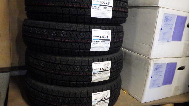 155/65R14 2025年製ブリヂストンブリザックVRX2 4本