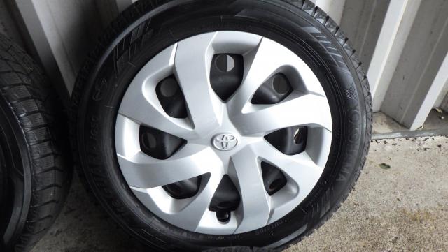 シエンタ純正スチールホイール 15x5.5 5H100 +39　ヨコハマアイスガードIG60 185/60R15 84Q中古４本