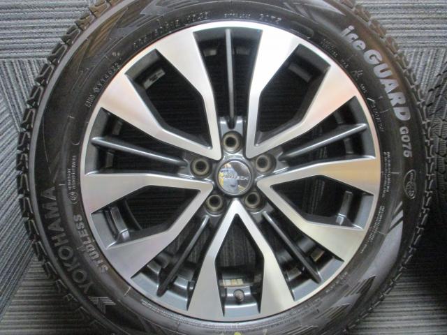 日産純正　エクストレイル　AUTECH　オーテック　18×7J（+45）5H-114.3/　225/60R18（ヨコハマ　ジオランダー　G075）タイヤバリ山