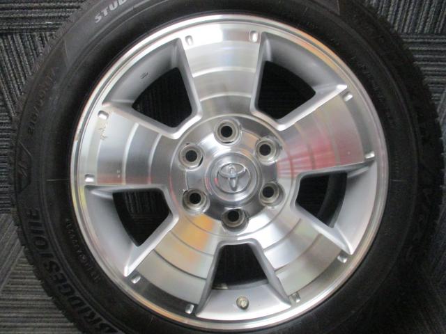 トヨタ純正　215サーフ　17×7.5J（+30）6H-139.7/　215/60R17（ブリヂストン　VRX3）