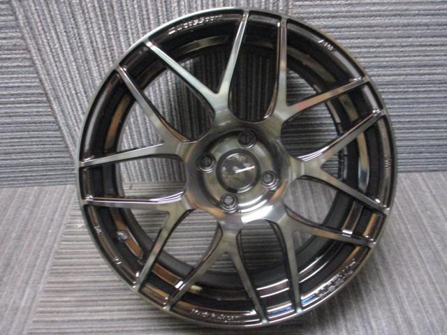 ウェッズ　SA-27R　17×6.5J（+42）4H-100/　205/45R17（ブリヂストン　VRX3）タイヤバリ山　2022年製造　ロードスター