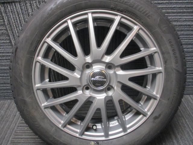 シュナイダー　15×4.5J（+45）4H-100/　165/60R15（ブリヂストン　VRX3）