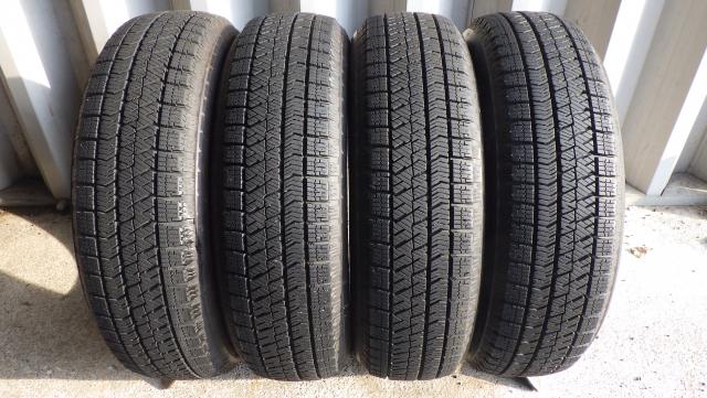 2020年製8.5~9分山！ブリヂストン ブリザックVRX2 165/60R15 77Q 中古４本セット 071125　ハスラー他165/60R15 