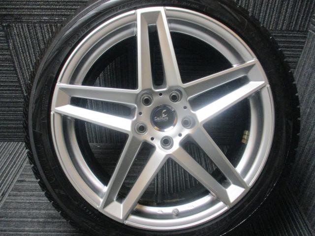 ウェッズ　デルモア　19×8J（+45）5H-120/　245/40R19（ヨコハマ　アイスガード　IG70）タイヤバリ山　2023年製造　ホンダ　レジェンド　シビック