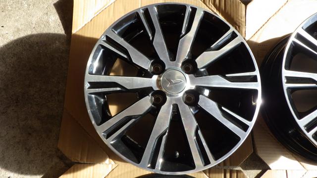 14×4.5J 4H/100 45 ダイハツ タントカスタム純正 アルミホイール 14x4.5J ET+45 PCD100-4H ４本セット 071219 ウェイクミライース