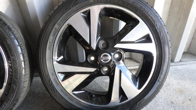 15×4.5J /100 46 ニッサン デイズ 純正 15x4.5J ET+46 PCD100 ダンロップ エナセーブ EC300+ 165/55R15