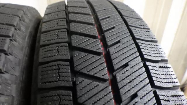 155/65R14 2021年製9分山前後 ＢＳ ブリヂストン ブリザック VRX3 155/65R14 75Q 4本セット