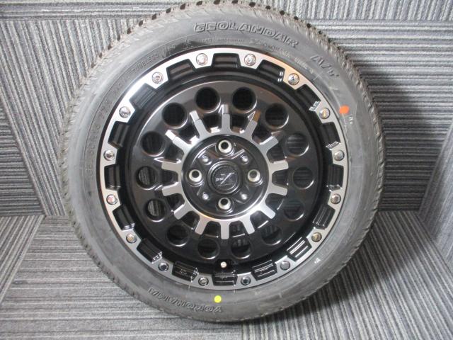 共豊コーポレーション　PPX　GX14　14×4.5J（+45）4H-100/　155/65R14（ヨコハマ　ジオランダーA/T　G015）　　新品展示品セット