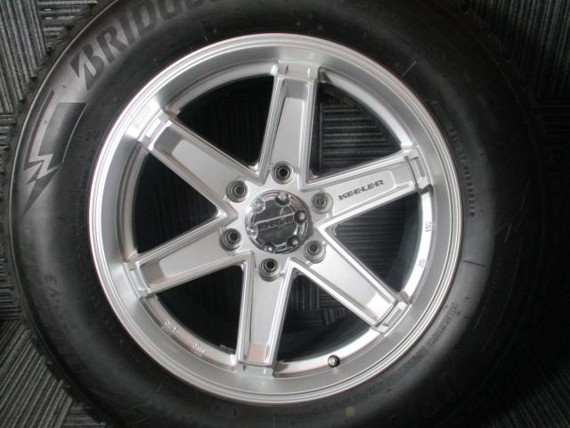 ウェッズ　キーラー　タクティクス　18×8J（+25）6H-139.7/　265/60R18（ブリヂストン　DM-V3）