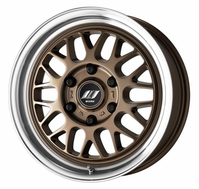 WORK　エクストラップ　M1HC　18×8J（+35）6H-139.7/　225/45R18（マックストレック　MAXIMUS M2）ブロンズメタリックダイヤカットリム　400本限定色　新品展示品セット