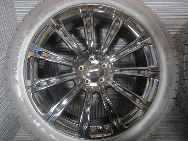 LAYBRICK　レイブリック　アスコット　22×9.5J（+42）5H-120/　285/45R22（ヨコハマ　ジオランダー　G075）美品　タイヤバリ山　2025年製造　レンジローバー　スポーツ　ディフェンダー