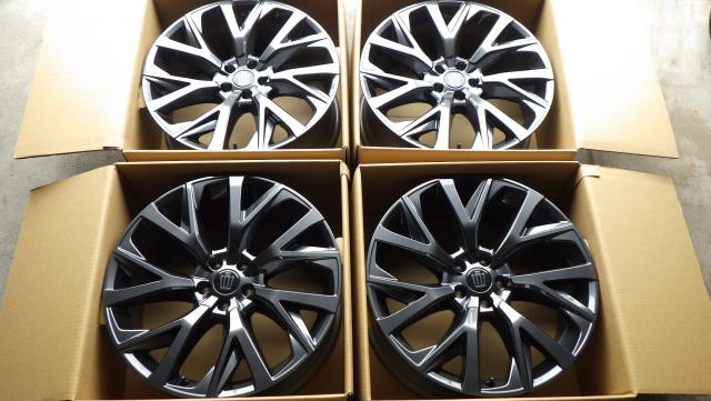 新車外し クラウンエステート 純正 21インチ 8.5J +35 PCD114.3 5H 4本セット 080227