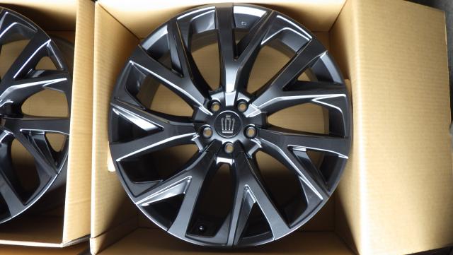 新車外し クラウンエステート 純正 21インチ 8.5J +35 PCD114.3 5H 4本セット 080227