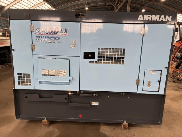 北越工業　新古品発電機　稼働時間1.3時間