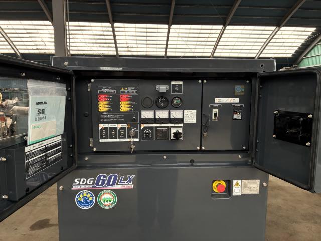 北越工業　新古品発電機　稼働時間1.3時間