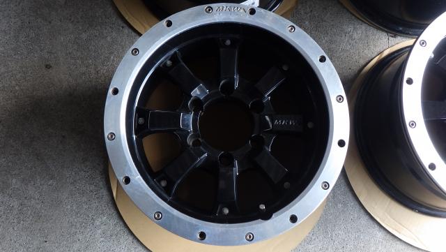 ランクル８０等にMKW MK46 B/L ビードロック仕様 16x8J ET0 PCD139.7 6穴 ４本セット