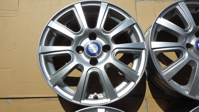 15×5.5J 4H/100 42 コンパクトカーサイズ WEDS JENEIGE 15x5.5J 4H-100 ET42 4本 080414