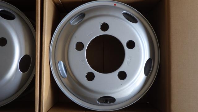 新車外し いすゞエルフ純正 16x5.5J 116.5-8TC PCD203.2mm TOPY６本セット　080416