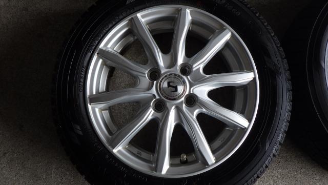 2023年製９分山！ヨコハマアイスガード６ IG60 155/65R14 75Q WEDSアルミ 14x 4.5J ＋45 100 4H