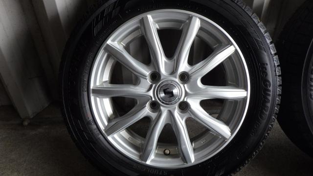 2023年製９分山！ヨコハマアイスガード６ IG60 155/65R14 75Q WEDSアルミ 14x 4.5J ＋45 100 4H