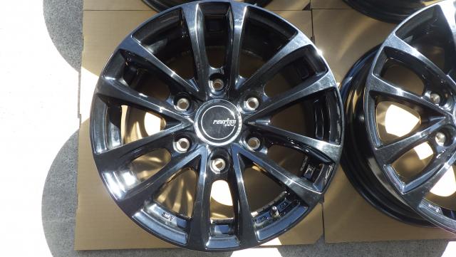 15×６J 6H/139.7 33 ハイエース200系用 アルミホイール WEDS ravrion RV 15x6J 6H-139.7 ET33 4本セット 080423