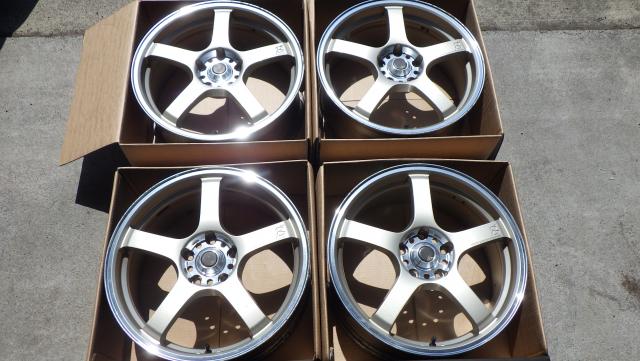 RAYS グラムライツ T57RC 18x7.5J ET48 114.3-5h ４本セット 080426
