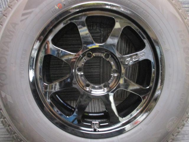 レイズ　デイトナ　RS　D108 グロッシーブラック　18×8.5j（+52）6H-139.7/ 265/70Ｒ18（ヨコハマ　ジオランダー　G075)美品　タイヤバリ山　2025年製造