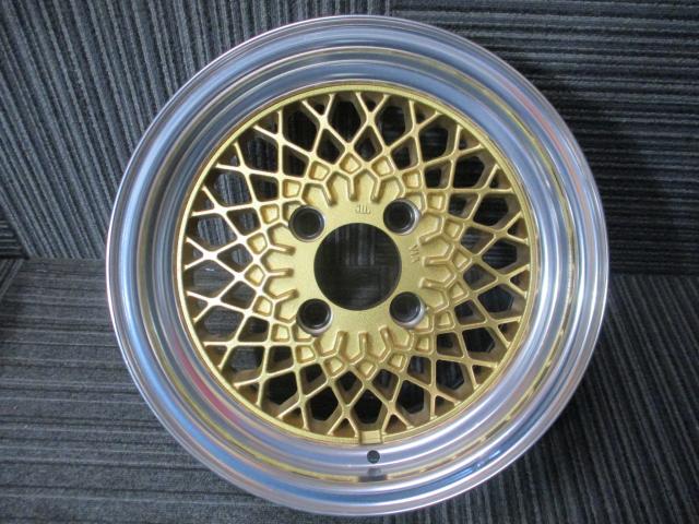 SYMEX　MESH　SX-1　14×6.5J（+10）4H-114.3　当時物　車両未装着　新古品　デッドストック　箱付き　新品バルブ　新品キャップ付き