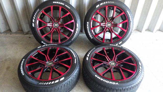 ZEROBREAK-FORCE 18ｘ8.0 ET40 6-139.7 PARADA PA-03 225/50R18 107/105 ハイエース