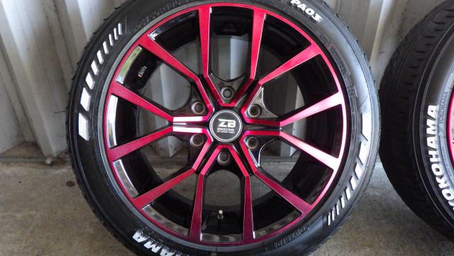 ZEROBREAK-FORCE 18ｘ8.0 ET40 6-139.7 PARADA PA-03 225/50R18 107/105 ハイエース