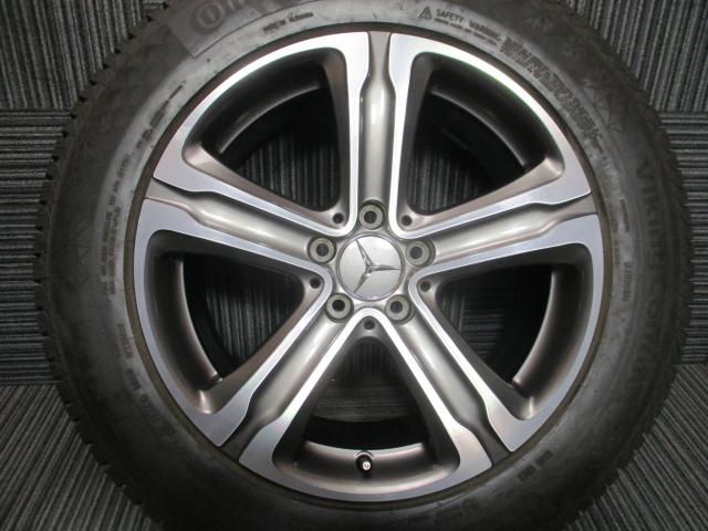 メルセデスベンツ純正　X253　GLC　18×8J（+38）5H-112/　235/55R19（コンチネンタル　バイキングコンタクト7）　タイヤバリ山　2024年製造