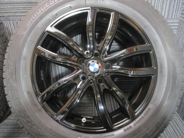 MAK　FAHR　ファー（グロスブラック）17×7.5J（+52）5H-112/　225/60R17（ブリヂストン　VRX3）美品　タイヤバリ山　2024年製造