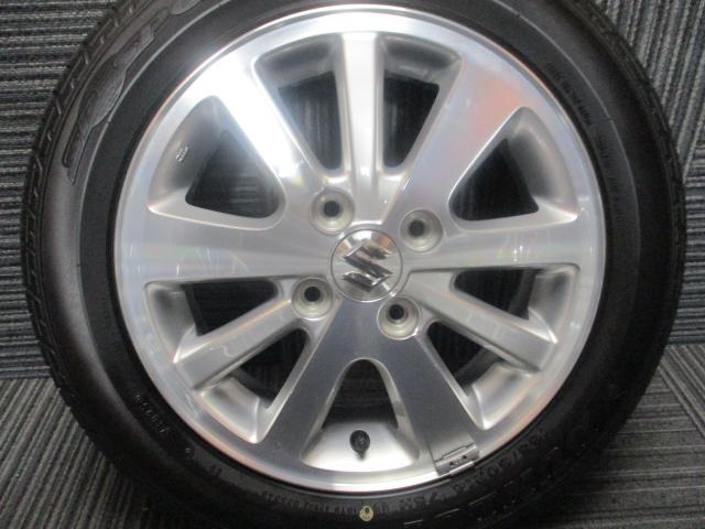 スズキ純正　エブリィワゴン　14×4.5J（+45）/　165/60R14（ダンロップ　SPスポーツ230）新車外し　9.5分山　タイヤ2025年製造